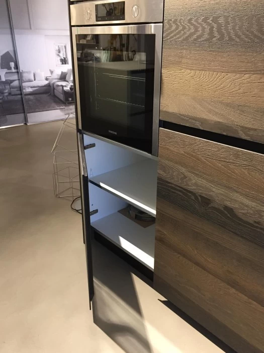 Cucina angolare Valcucine Riciclantica rovere millennium