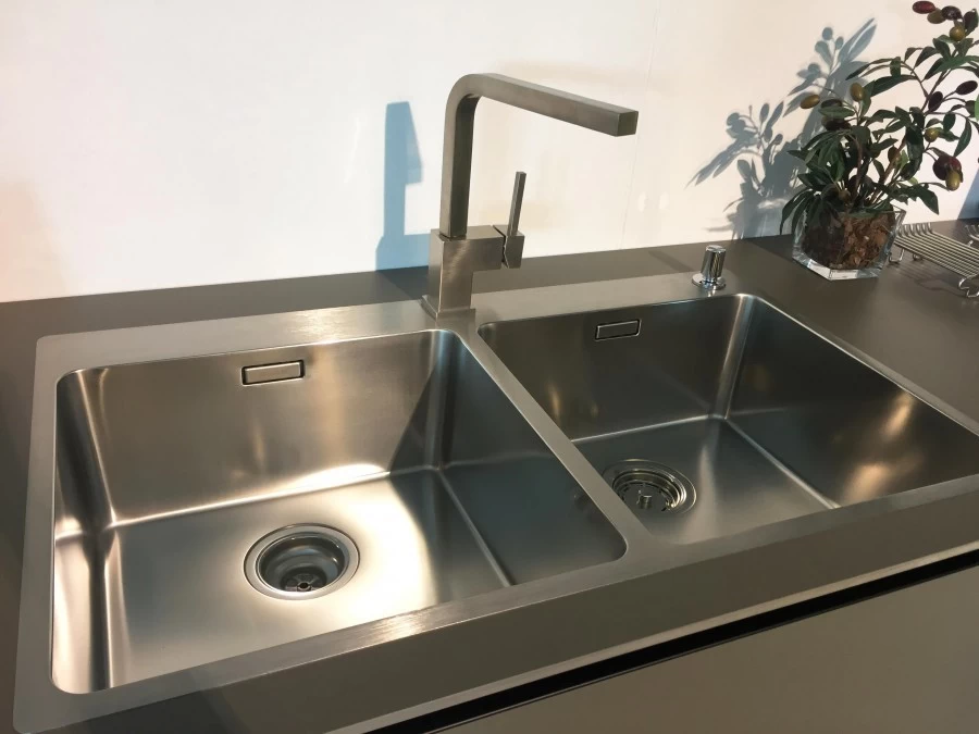 Cucina angolare Valcucine Riciclantica rovere millennium