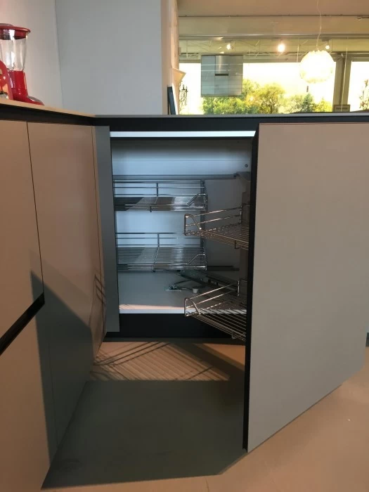 Cucina angolare Valcucine Riciclantica rovere millennium