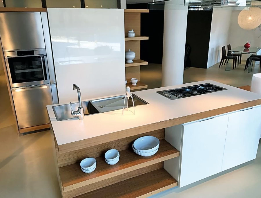 Cucina con Isola Poliform Matrix