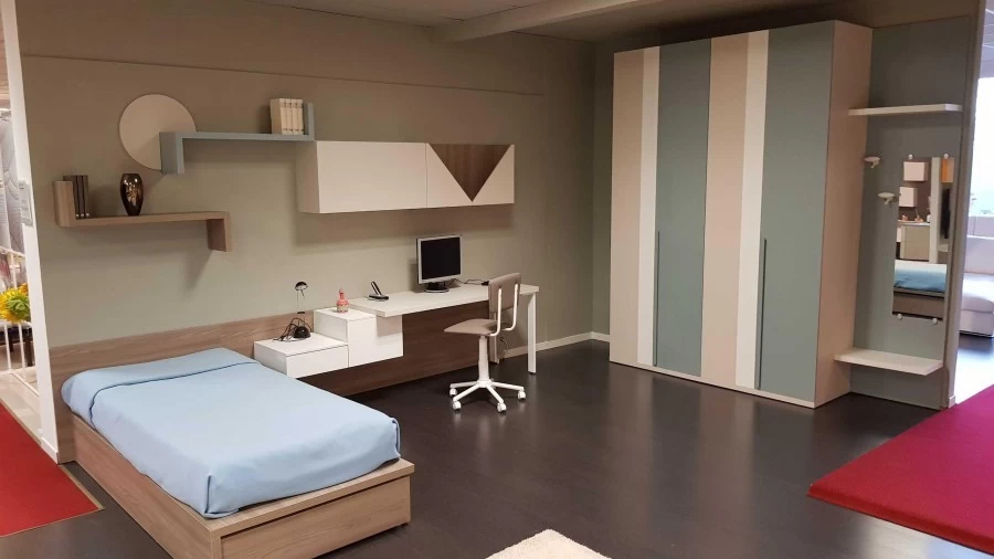 Cameretta letto singolo Doimo Cityline QIK NEW