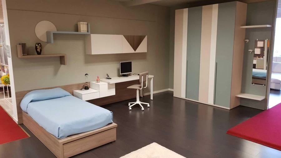 Cameretta letto singolo Doimo Cityline QIK NEW