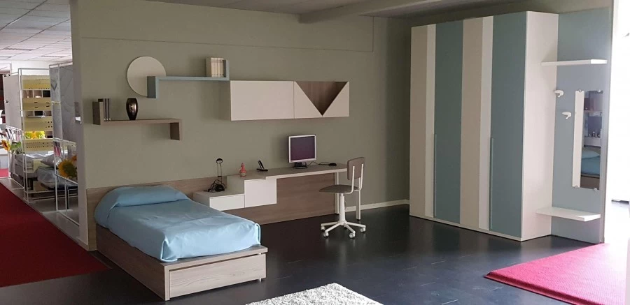 Cameretta letto singolo Doimo Cityline QIK NEW