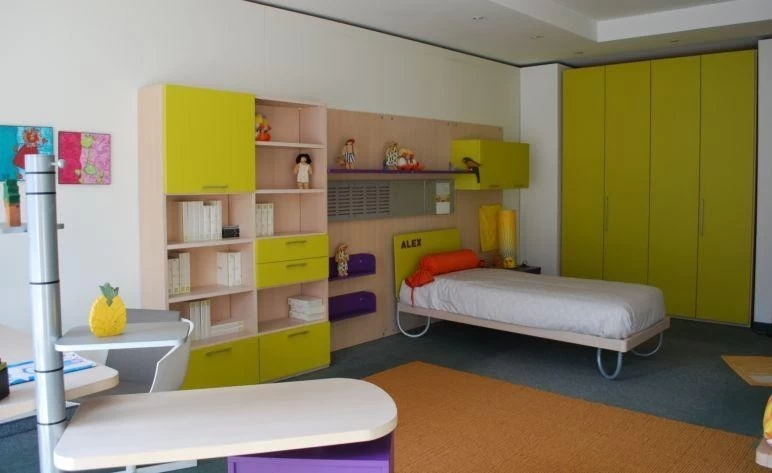 Cameretta letto singolo Trabattoni ZOE