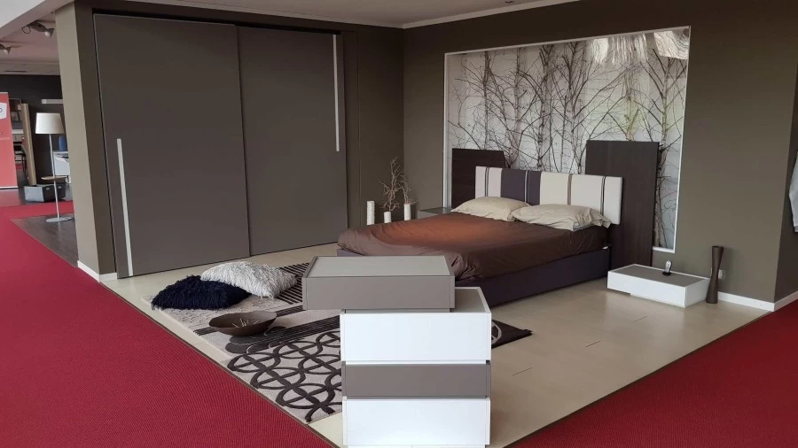 Letto matrimoniale con contenitore Tomasella DIAGONAL