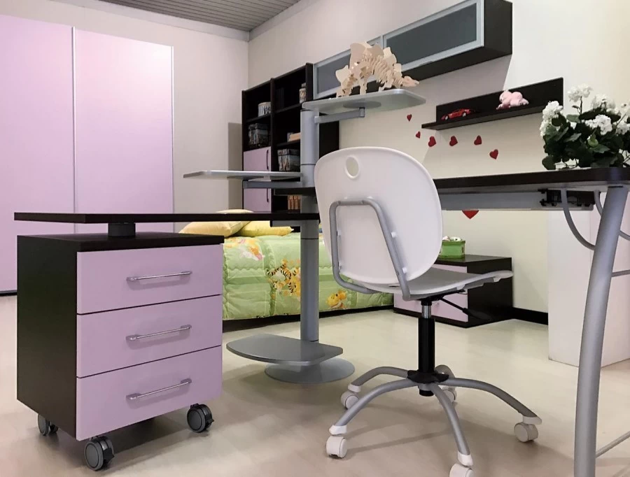 Cameretta letto singolo Produzione Artigianale ACANTO