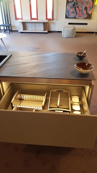cestone con accessorio portapentole inox