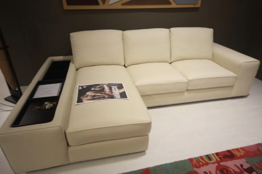 Divano Chaise-longue Doimo Salotti Tango