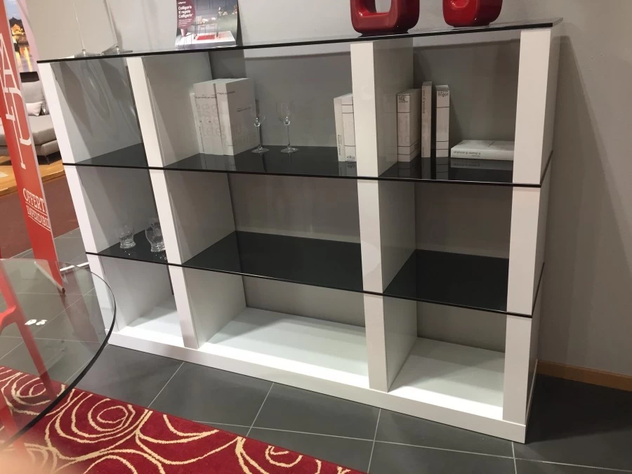 Piccola libreria Calligaris bifacciale GTG