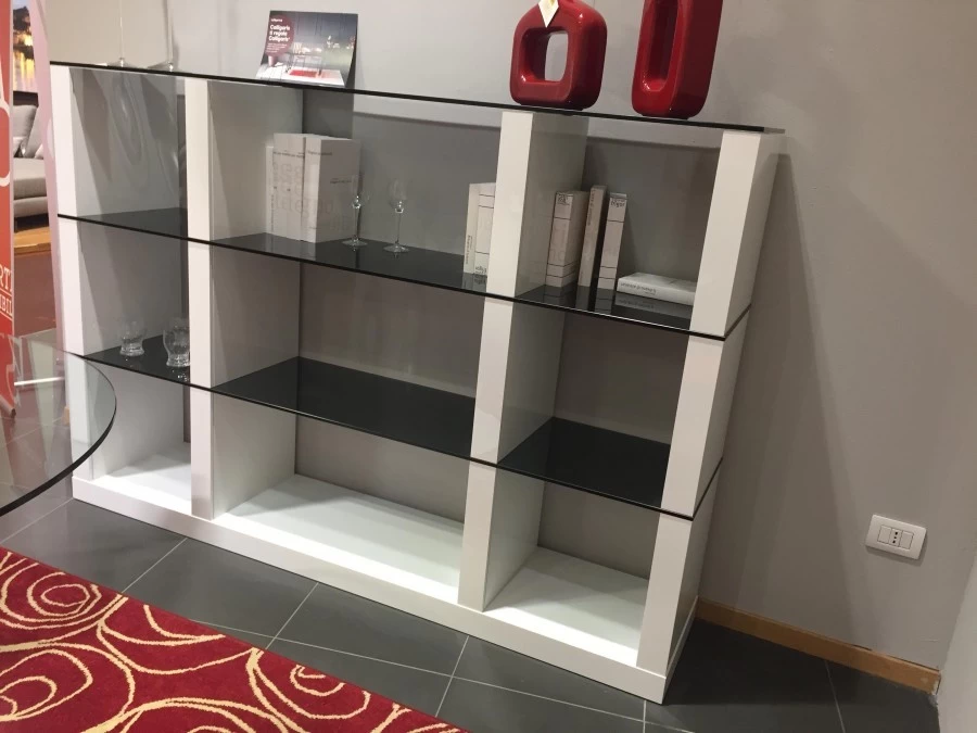 Piccola libreria Calligaris bifacciale GTG