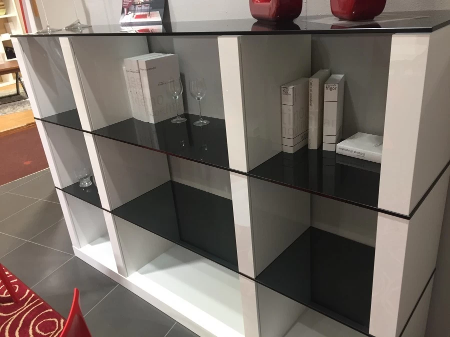 Piccola libreria Calligaris bifacciale GTG