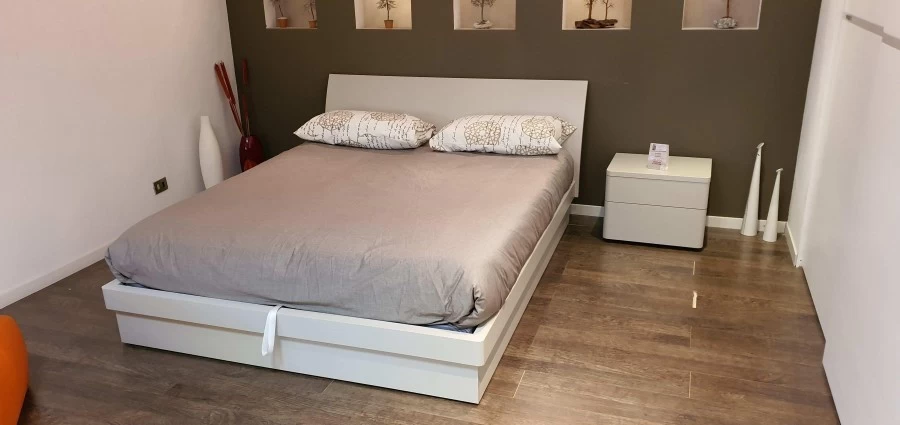 Letto matrimoniale con contenitore Tomasella Clio
