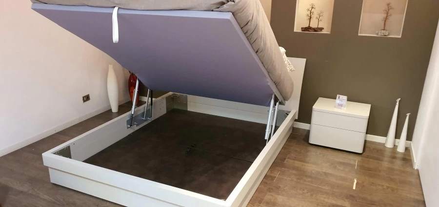 Letto matrimoniale con contenitore Tomasella Clio