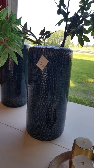 Vaso SIA Vaso ceramica Carribean Bleu