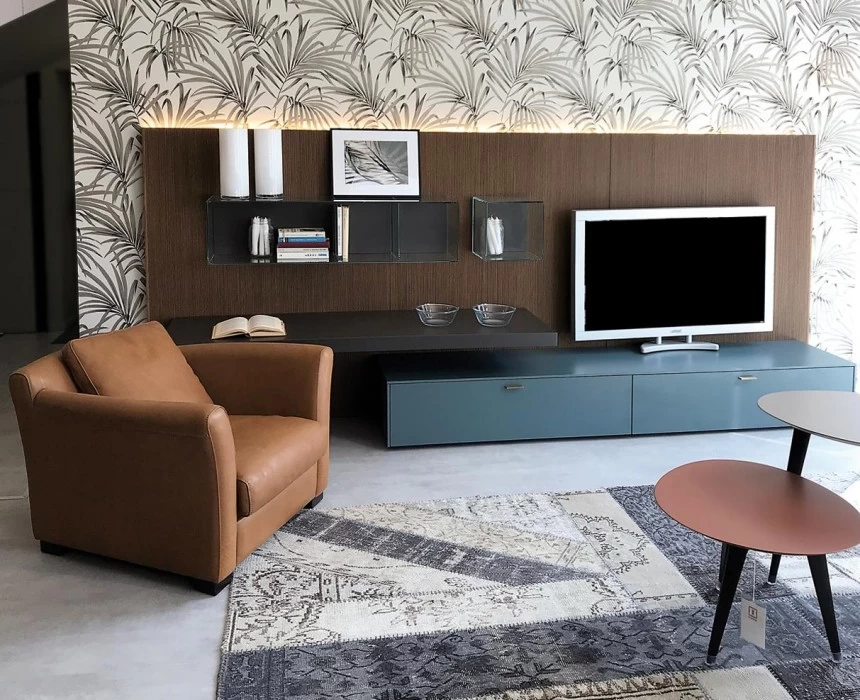 Soggiorno componibile Lema Boiserie W-Line + LT 40