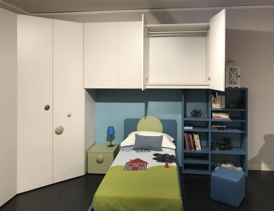 Cameretta con cabina armadio Nidi Nuvola