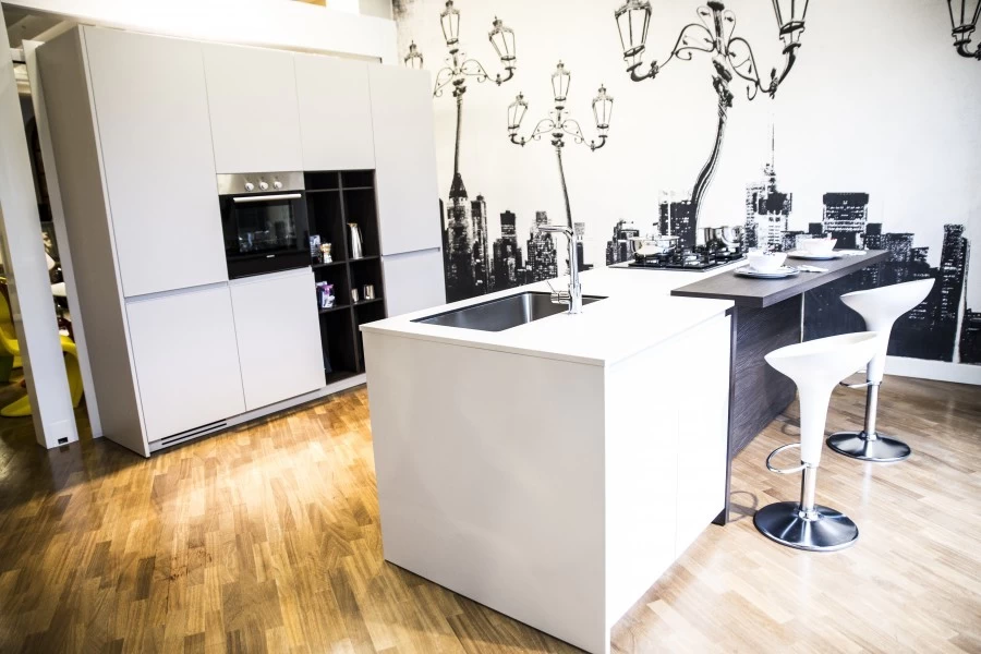 Cucina con Isola Euromobil Lain