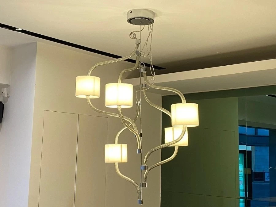 Lampada sospesa Barovier e Toso Hastings