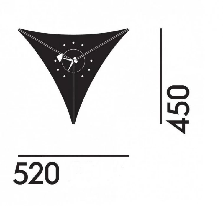 Orologio Vitra Triangle Clock