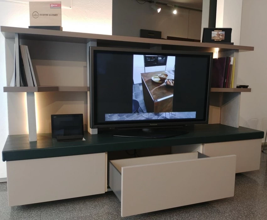 Soggiorno componibile Turati T4 sistema TRIPLO