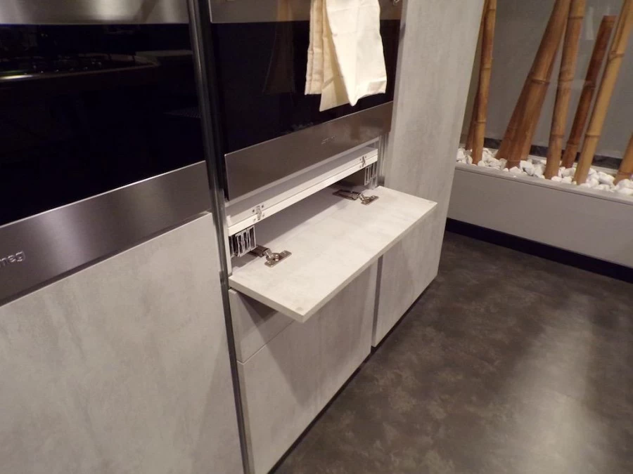 CUCINA CON ISOLA DIBIESSE SPRING URBAN OCCASIONE A BERGAMO