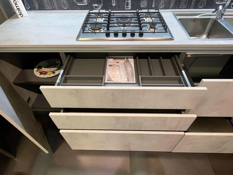 Cucina con penisola Doimo Cucine Easy