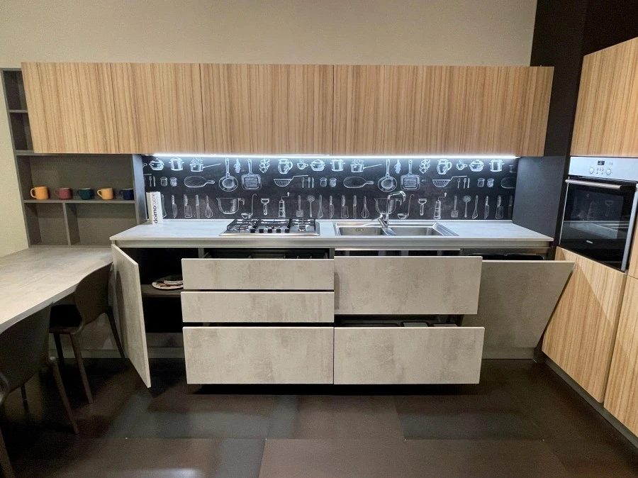 Cucina con penisola Doimo Cucine Easy