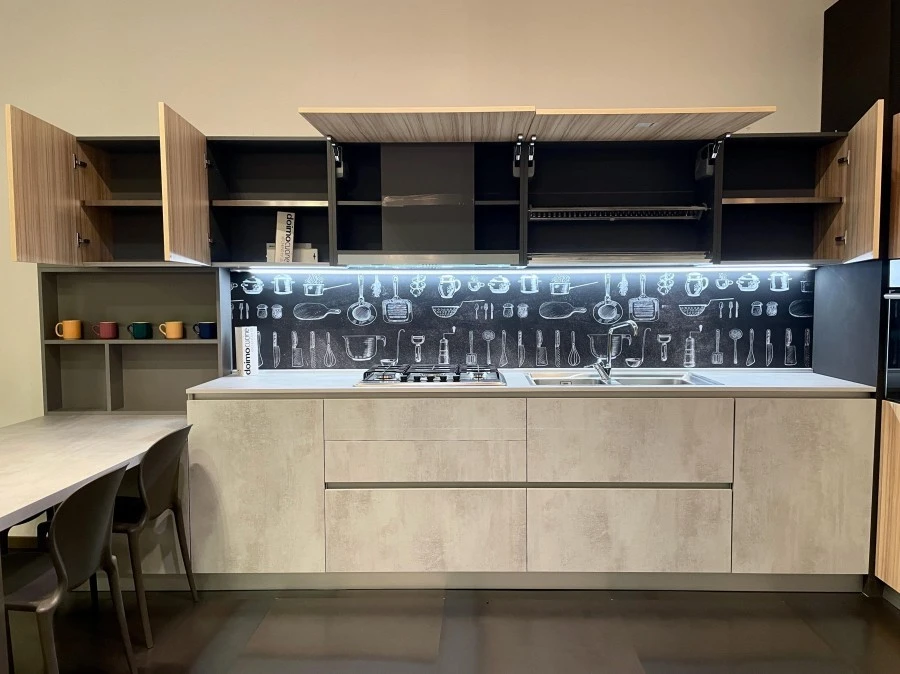 Cucina con penisola Doimo Cucine Easy