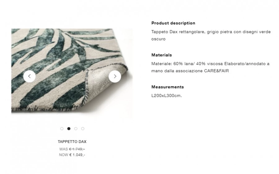 Tappeto BoConcept DAX