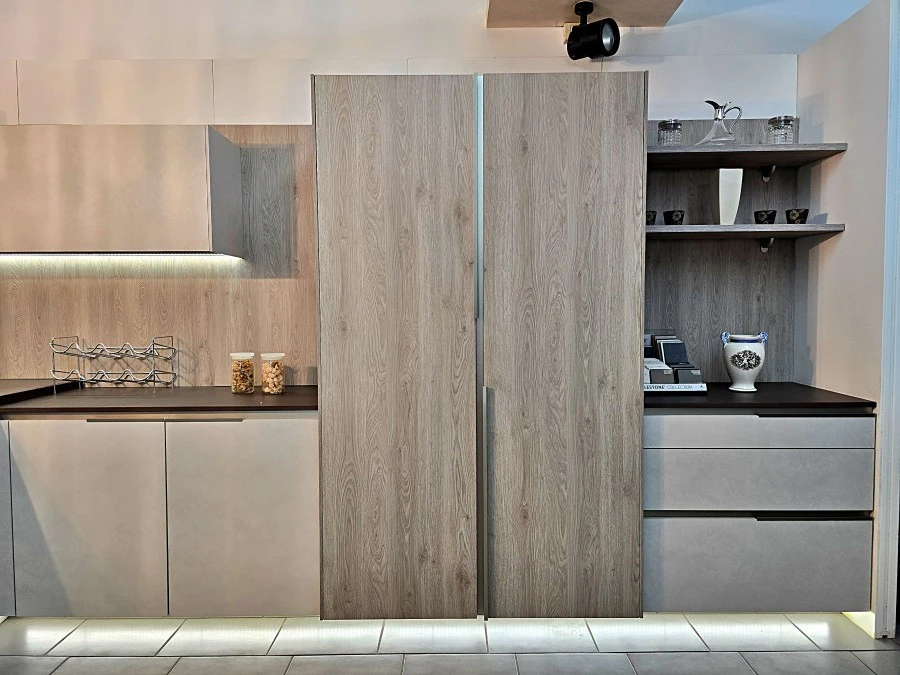 Cucina con penisola Snaidero Orange Evo