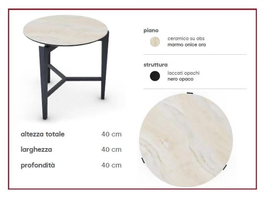 Tavolino rotondo Calligaris Symbol