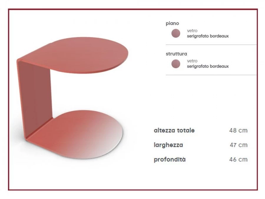 Tavolino Calligaris Merian