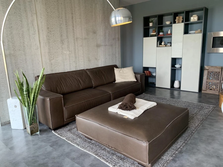 Divano Valentini Rafael con Pouf