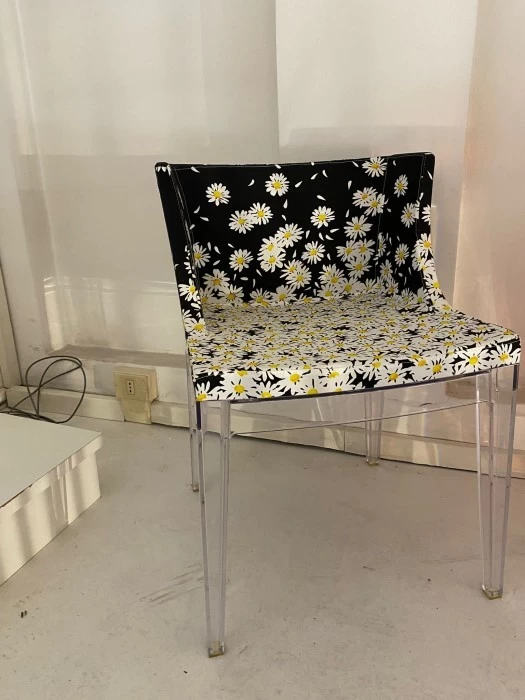 Sedia senza braccioli Kartell Mademoiselle à la mode