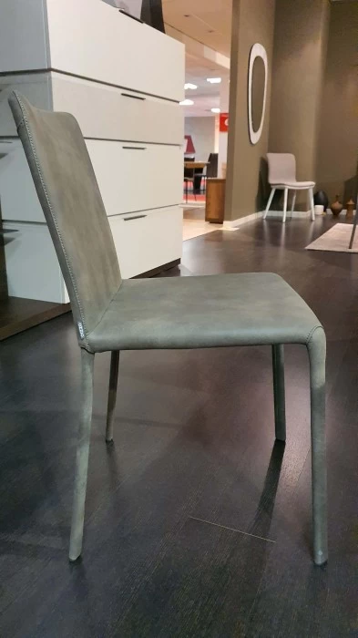 Sedia senza braccioli Ozzio LUNETTE