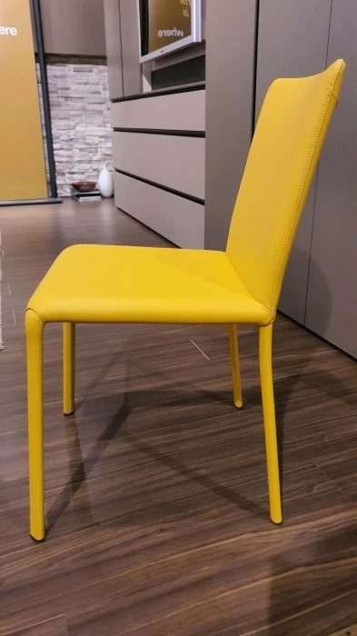 Sedia senza braccioli Ozzio LUNETTE