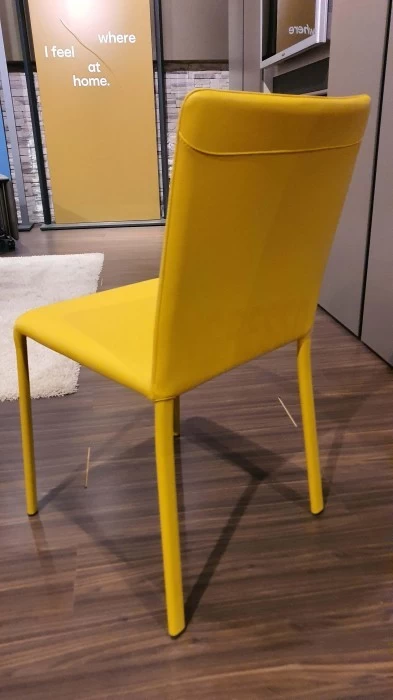 Sedia senza braccioli Ozzio LUNETTE