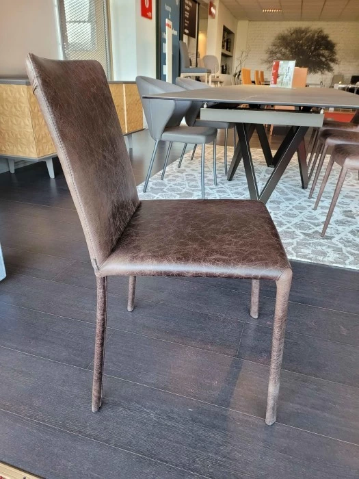 Sedia senza braccioli Ozzio LUNETTE