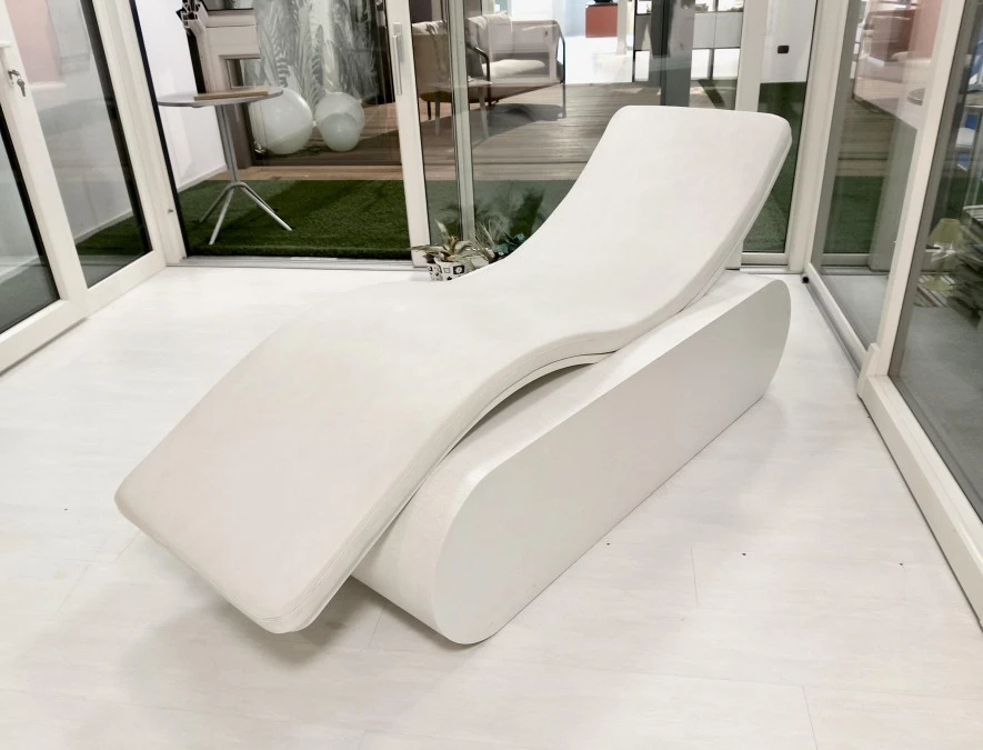 Chaise longue Rolfi Creazioni White Mamba