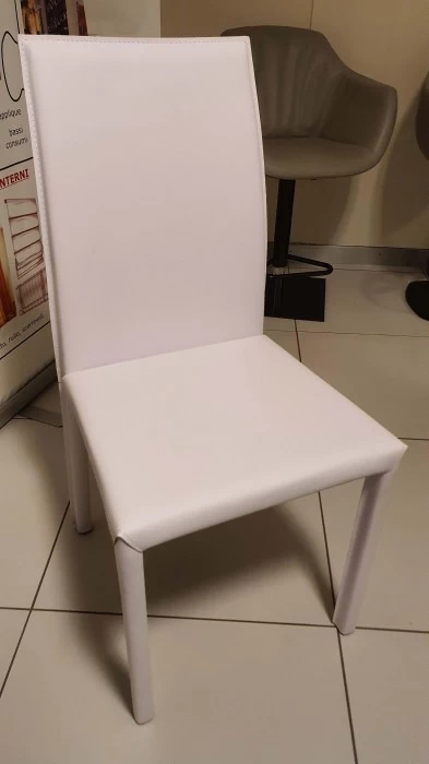 Sedia senza braccioli Ozzio INN BIANCA