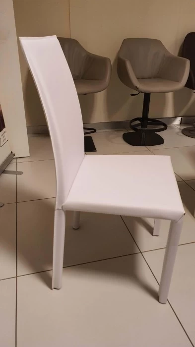 Sedia senza braccioli Ozzio INN BIANCA