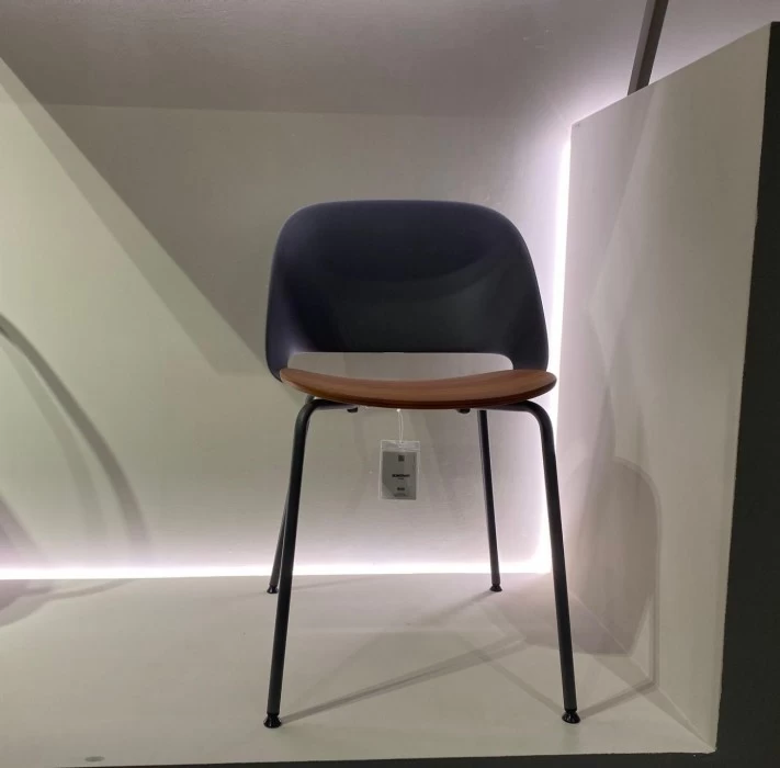 Sedia Bontempi Polo struttura acciaio sezione tonda