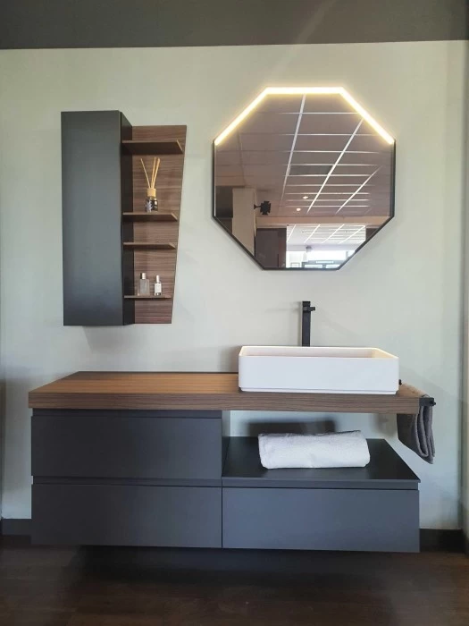 Mobile bagno Baxar Surf grigio fumè