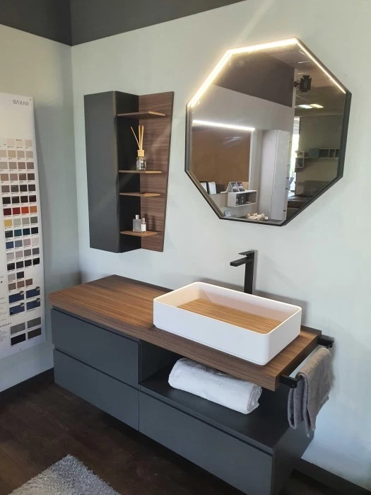 Mobile bagno Baxar Surf grigio fumè
