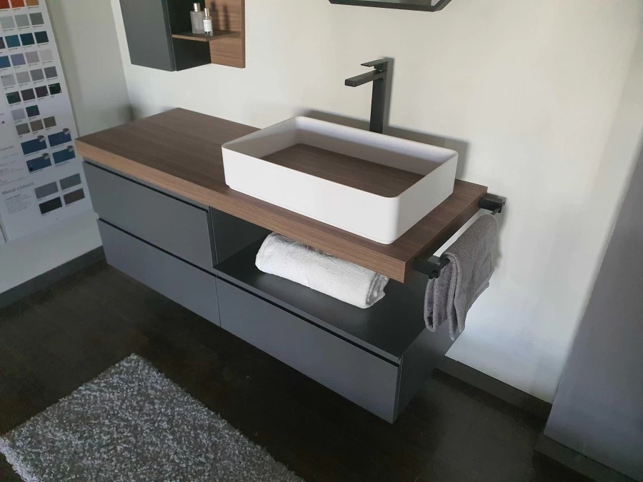 Mobile bagno Baxar Surf grigio fumè
