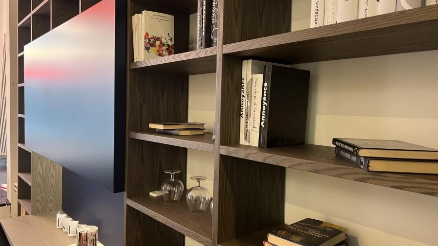 Libreria Porro System ( con pannello scorrevole )