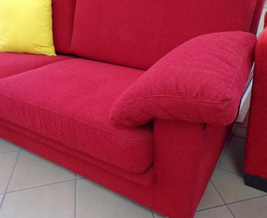 DIVANO CON CHAISE LONGUE IN TESSUTO OCCASIONE A BRESCIA