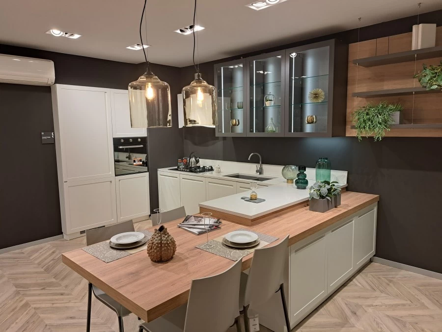 Cucina con penisola Scavolini Carattere