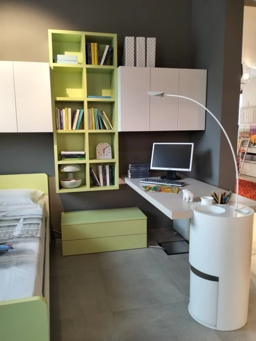 Cameretta letto singolo Zalf mobili Link system