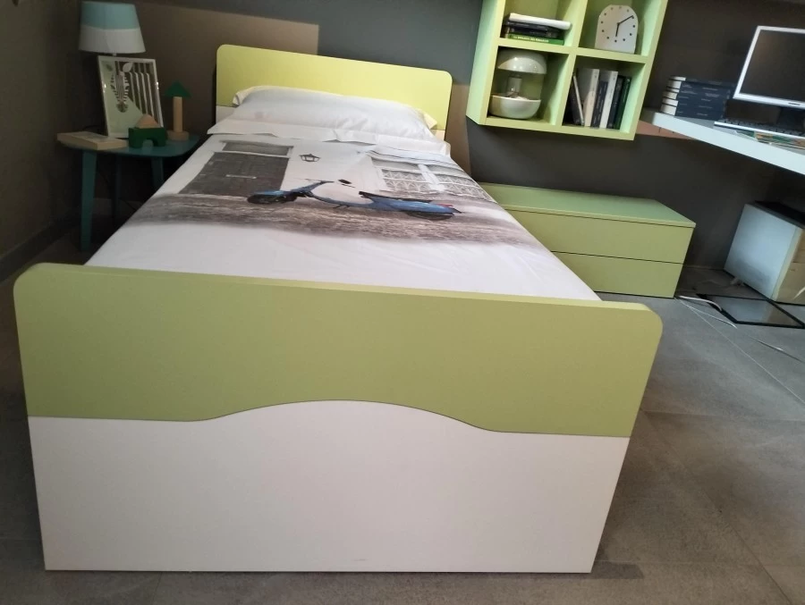 Cameretta letto singolo Zalf mobili Link system
